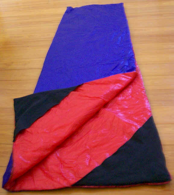 enlarged sleeping quilt